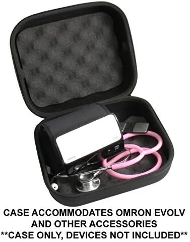 کیف حمل دستگاه فشار خون کیسمتیکس سازگار با دستگاه فشار خون بازویی بی سیم امرن Evolv، دستگاه کاف فشار خون، دستگاه های پالس و کابل ها - فقط کیف کیف حمل دستگاه فشار خون کیسمتیکس سازگار با دستگاه فشار خون بازویی بی سیم امرن Evolv، دستگاه کاف فشار خون، دستگاه های پالس و کابل ها - فقط کیف