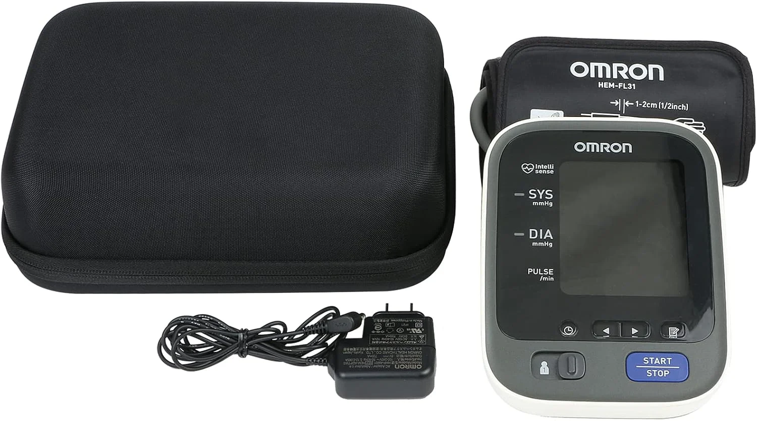 کیف محافظ و نگهدارنده سخت co2CREA مناسب برای دستگاه فشار خون بازویی امرن سری M2/M3/M6 Comfort/M10-IT 10 (فقط کیف، دستگاه فشار خون شامل نمی شود)