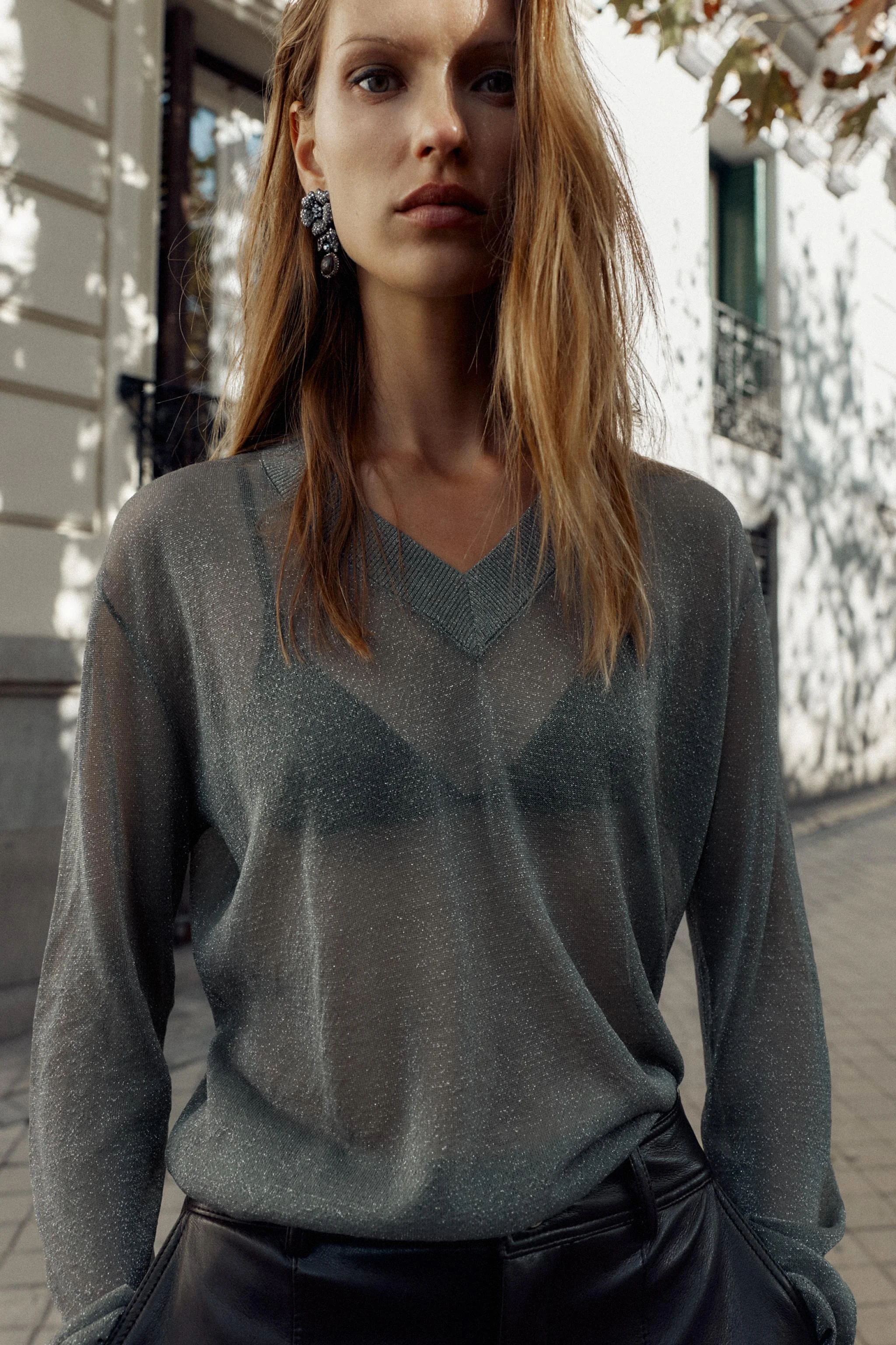 گوشواره های سنگی گل