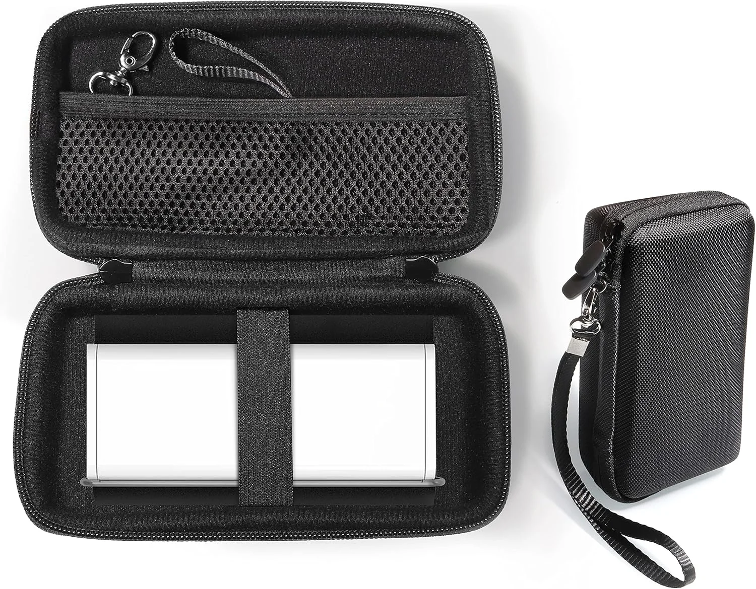 کیف دستگاه فشار خون سازگار با دستگاه فشار خون بی سیم QardioArm، کیف محکم، سبک و جمع و جور با جیب توری برای دفترچه ثبت فشار خون، دارای بند مچی جداشدنی