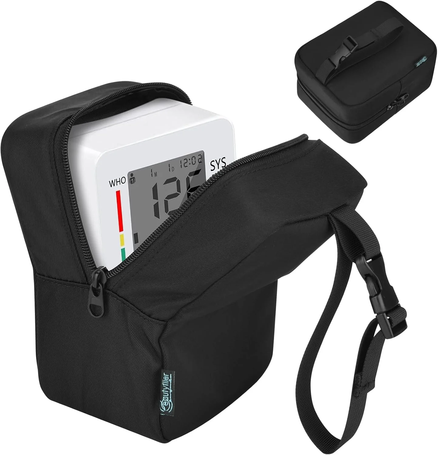 کیف حمل جایگزین Beautyflier برای دستگاه فشار خون بازویی هوشمند iHealth Track، دستگاه کاف فشار خون بلوتوثی، کیف نگهداری مسافرتی (فقط کیف)