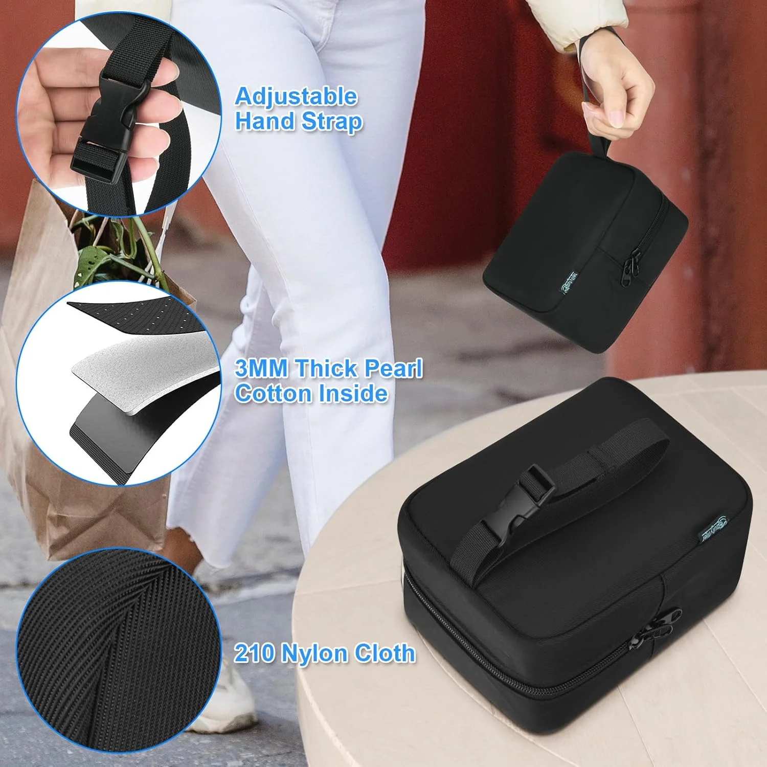 کیف حمل جایگزین Beautyflier برای دستگاه فشار خون بازویی هوشمند iHealth Track، دستگاه کاف فشار خون بلوتوثی، کیف نگهداری مسافرتی (فقط کیف)