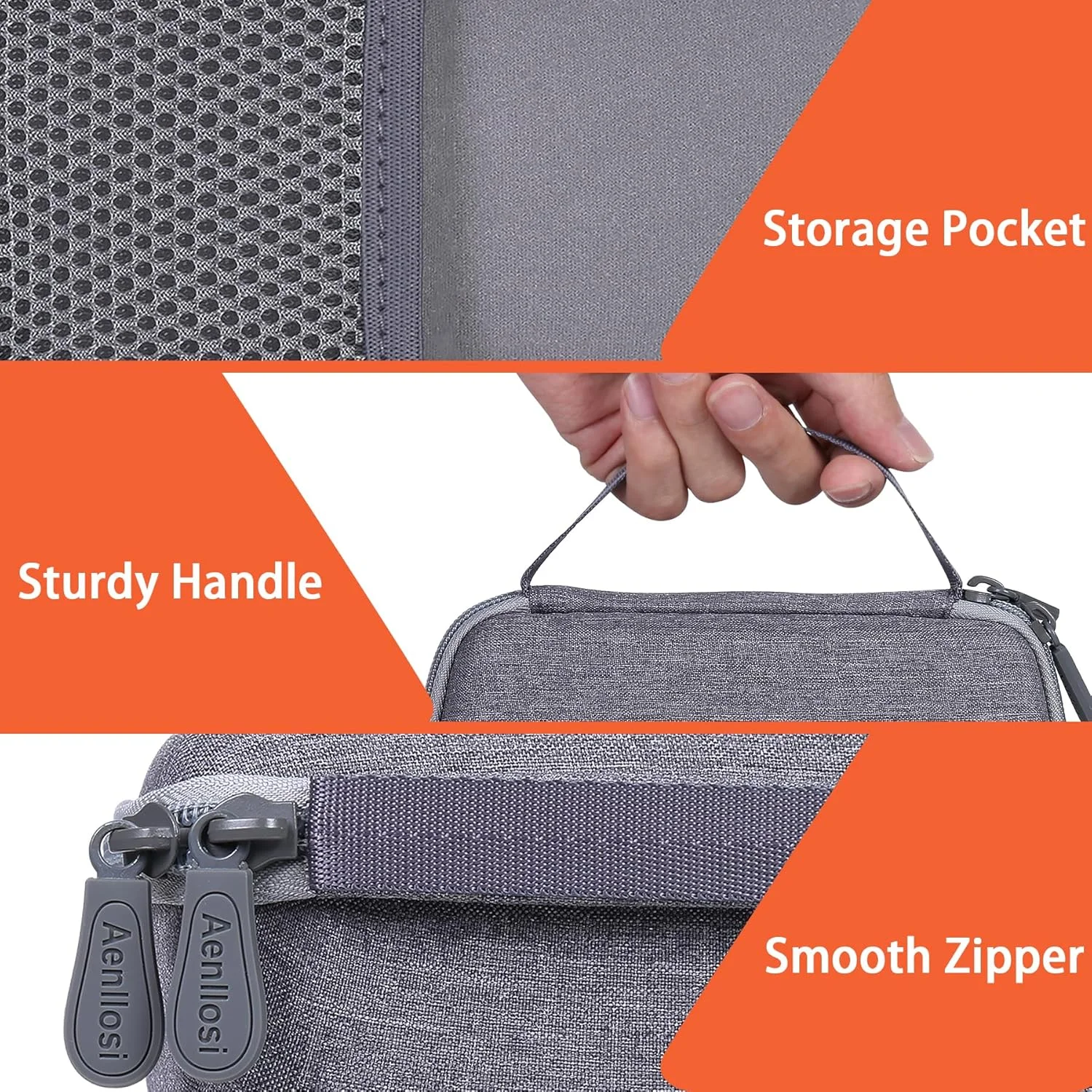 کیف حمل سخت Aenllosi سازگار با فشارسنج هوشمند وای فای Withings BPM Connect، نگهدارنده برای فشارسنج بی سیم (فقط کیف)