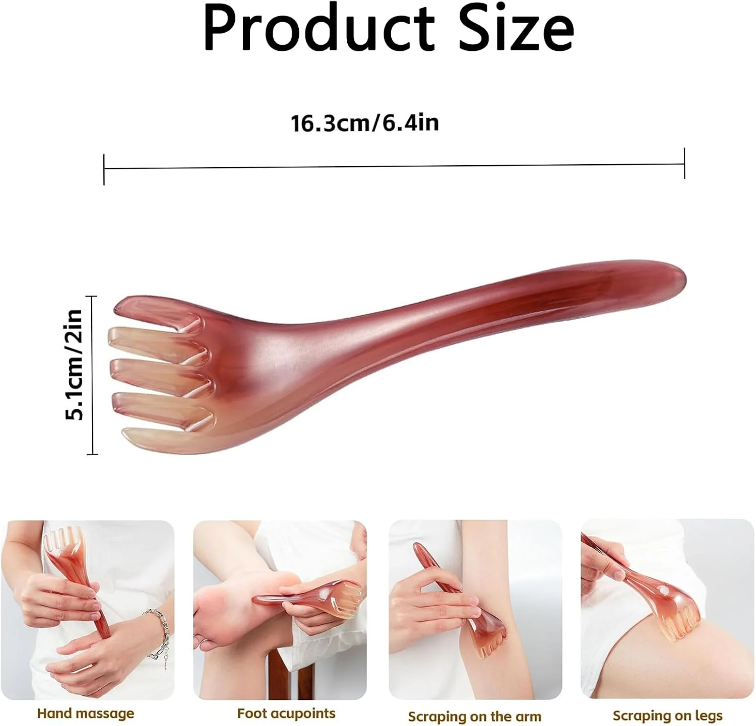 یک عدد ماساژور سر، ابزار اسپا سر، شانه ماساژ سر رزینی - شانه گوا شا دستی برای کیت ماساژ مو، ماساژور صورت برای مراقبت از سر، فیزیوتراپی، درمان نقاط طب سوزنی صورتی