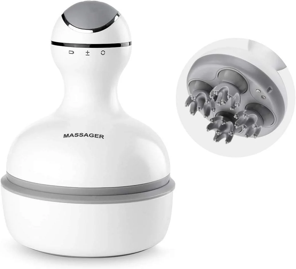 ماساژور برقی سر رویال پولار، ماساژور دستی قابل حمل با ورز دادن بافت، 84 گره، ایده هدیه، رفع استرس، ماساژ کامل بدن برای عضلات، پشت، شانه، ساق پا و درد