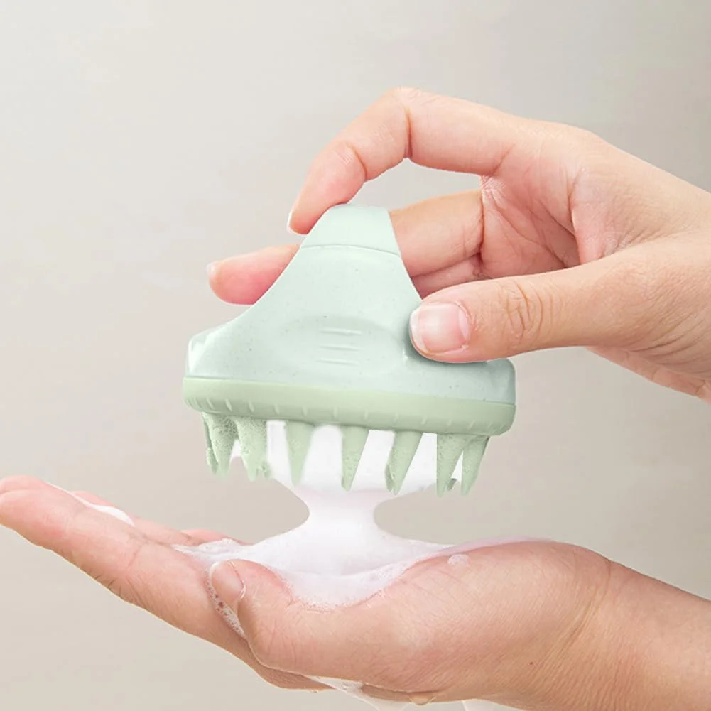 برس ماساژور پوست سر، برس نرم سیلیکونی برای موهای ضخیم، فر، خیس و خشک، لایه بردار برای شوره سر برس ماساژور پوست سر، برس نرم سیلیکونی برای موهای ضخیم، فر، خیس و خشک، لایه بردار برای شوره سر