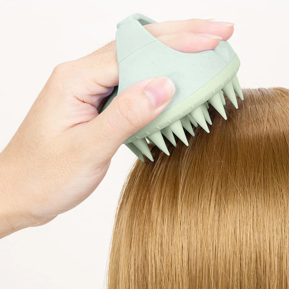 برس ماساژور پوست سر، برس نرم سیلیکونی برای موهای ضخیم، فر، خیس و خشک، لایه بردار برای شوره سر برس ماساژور پوست سر، برس نرم سیلیکونی برای موهای ضخیم، فر، خیس و خشک، لایه بردار برای شوره سر