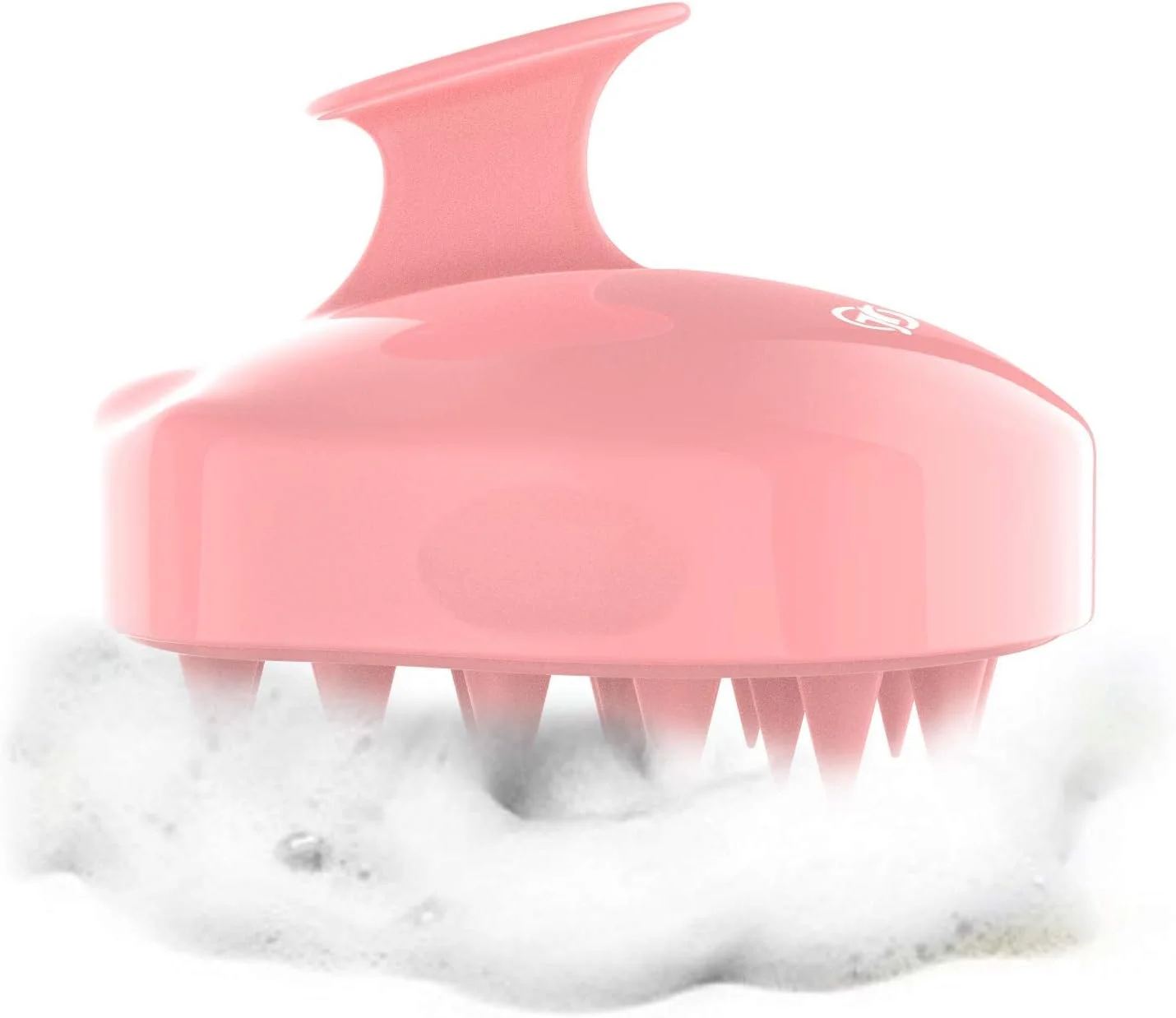 برس ماساژور سر مو، برس شامپو ماساژور سر، ماساژور دستی مو، برس ماساژ سر سیلیکونی نرم، مناسب موهای خشک و مرطوب، برای آقایان، خانم ها و کودکان - صورتی