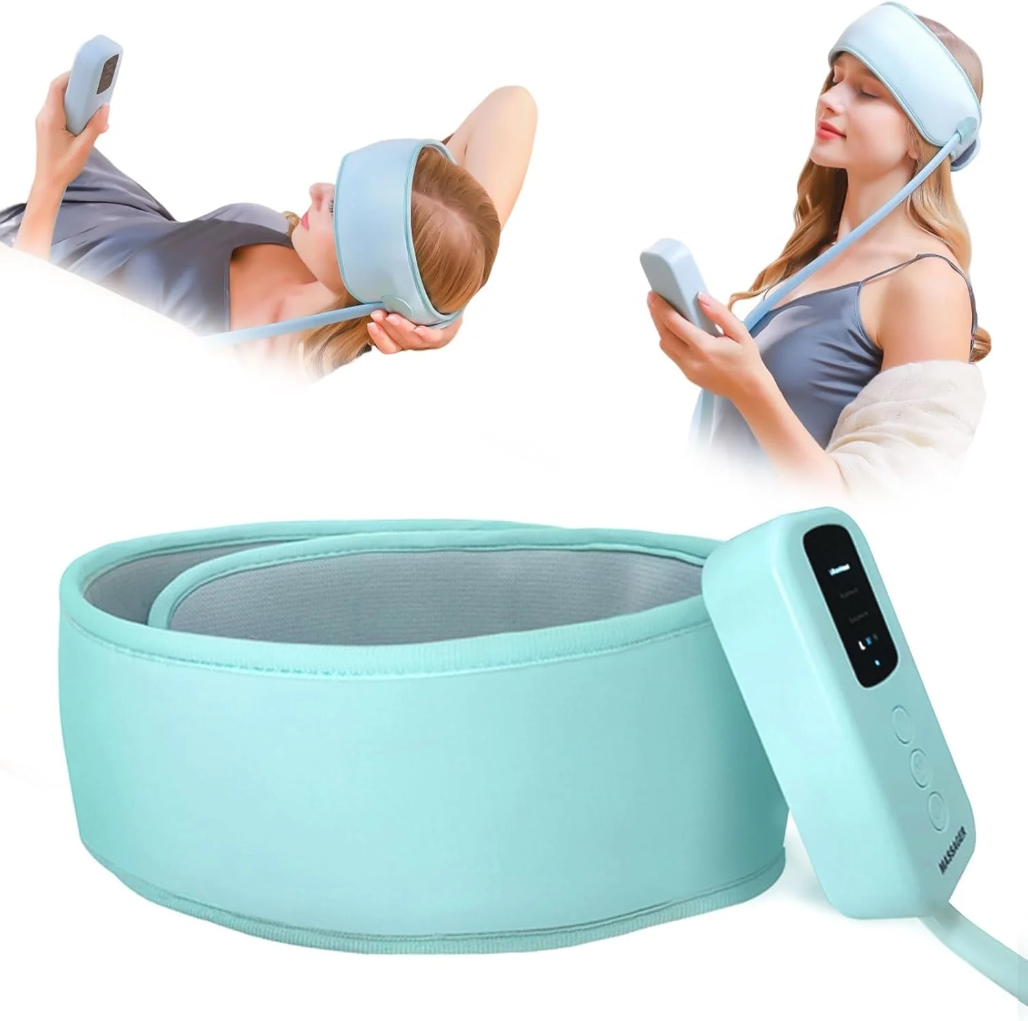 ماساژور سر برای سردرد، ماساژور سر، ماساژور پوست سر، رفع استرس، خماری، کمک به خواب و آرامش، ورز دادن کیسه هوا و کمپرس گرم با دمای ثابت ماساژور سر