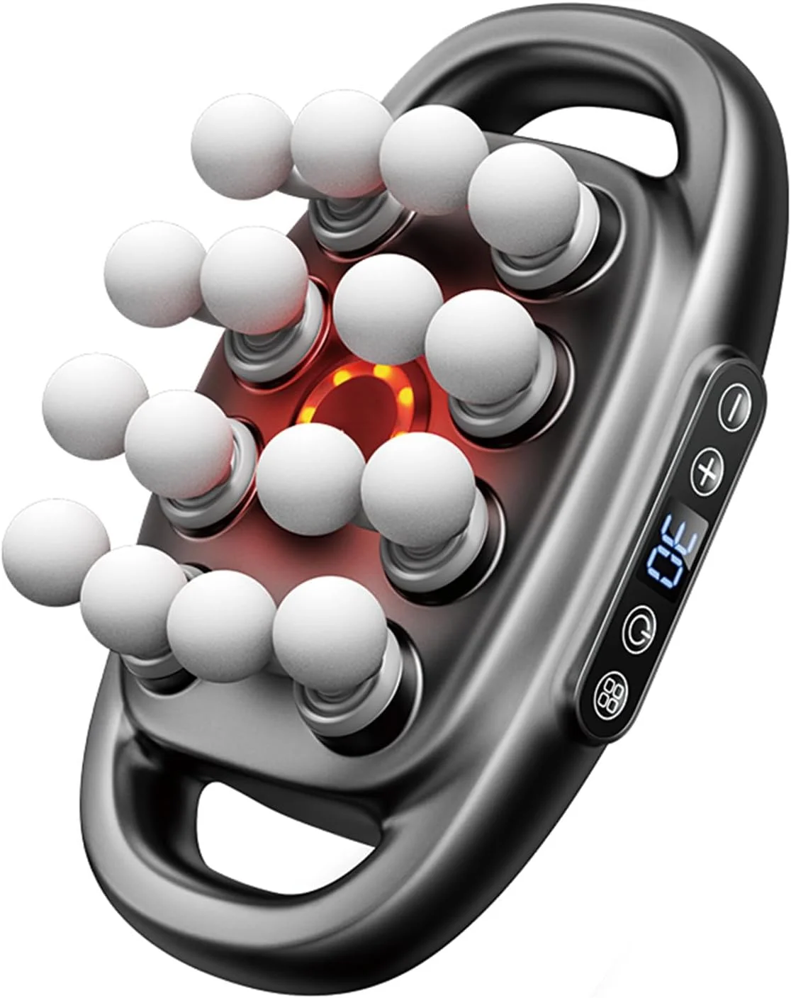 ماساژور عضلانی 16 سر با 8 سری ماساژ، ماساژور ضربه ای بافت عمیق با 3 حالت و 30 سطح برای تسکین درد عضلات کمر، شانه ها، پاها و بدن (16 سر) ماساژور عضلانی 16 سر با 8 سری ماساژ، ماساژور ضربه ای بافت عمیق با 3 حالت و 30 سطح برای تسکین درد عضلات کمر، شانه ها، پاها و بدن (16 سر)