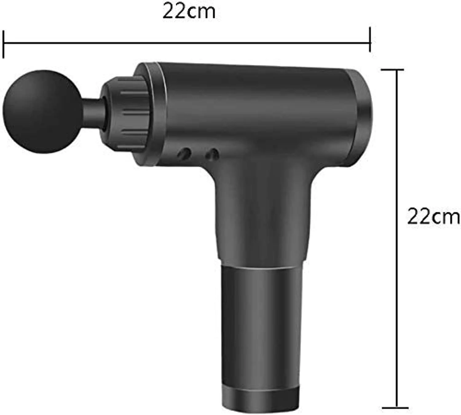 ماساژور عضلانی دستی بافت عمیق تسکین دهنده ماساژور برقی تفنگی فاسیال 4 رنگ 4 سر ماساژ (رنگ: قرمز) XUAGMT (رنگ: قرمز)