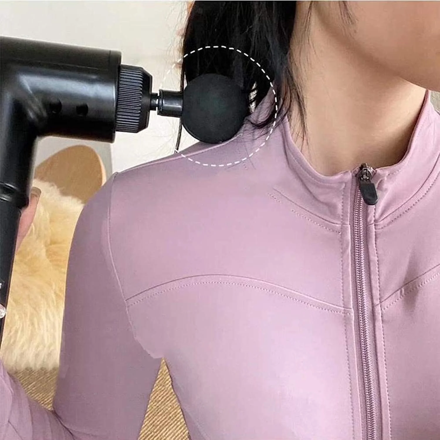 ماساژور عضلانی دستی بافت عمیق تسکین دهنده ماساژور برقی تفنگی فاسیال 4 رنگ 4 سر ماساژ (رنگ: قرمز) XUAGMT (رنگ: قرمز)