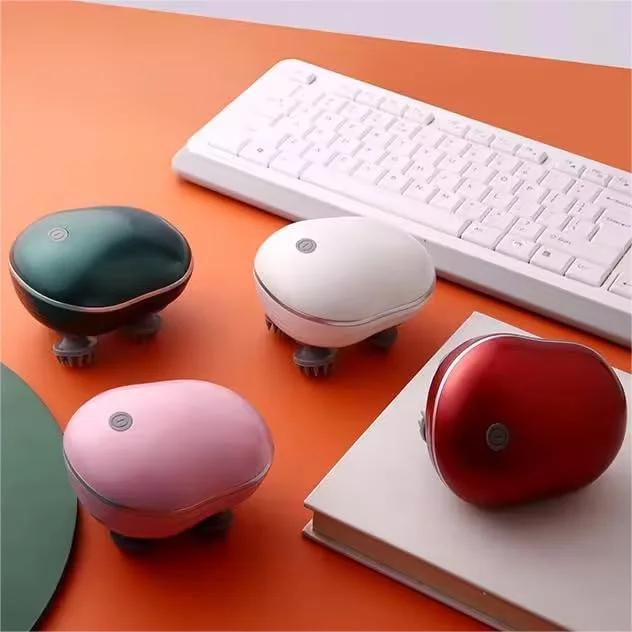 ماساژور برقی سر برای آقایان و بانوان، ماساژور ورز دهنده مو، ماساژور هوشمند سر با 4 سر ماساژ برای پاکسازی عمیق و رفع استرس، ماساژور بدن برای عضلات شانه و ساق پا