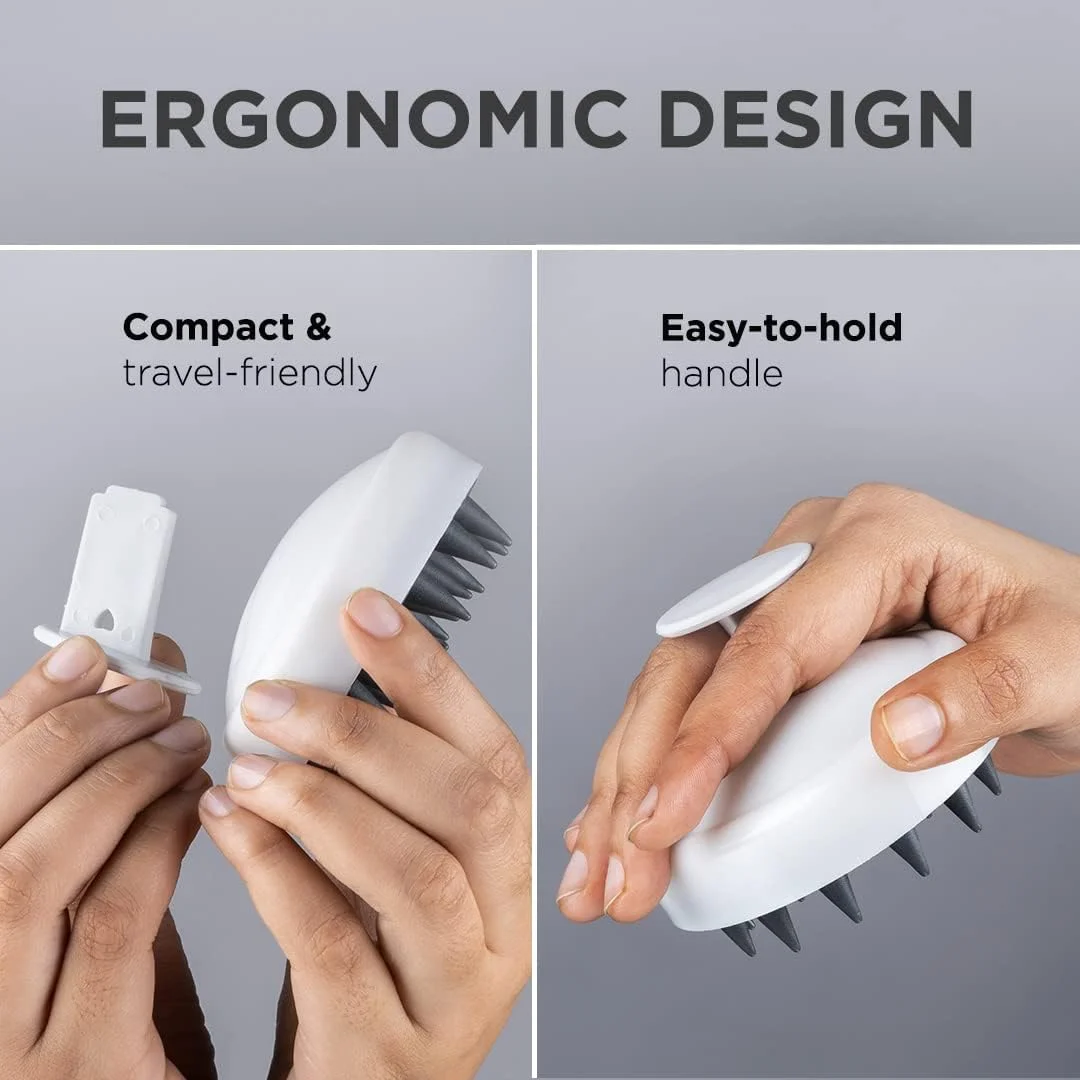 برس ماساژور پوست سر FURR | ماساژور پوست سر برای رشد مو | ماساژور سر برای پوست سر برای رشد مو | ماساژور پوست سر مو | کاهش شوره سر | ماساژور سیلیکونی پوست سر | برس مو شوی سر | برس موی دوش