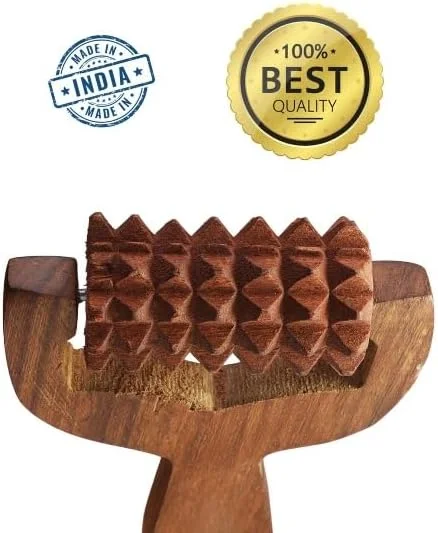 ماساژور غلتکی چوبی بالایانترا برای پوست سر | ماساژور غلتکی طب فشاری | ماساژور سر برای مو | ماساژور دستی سر | تقویت رشد مو | رفع شوره سر برای آقایان و بانوان