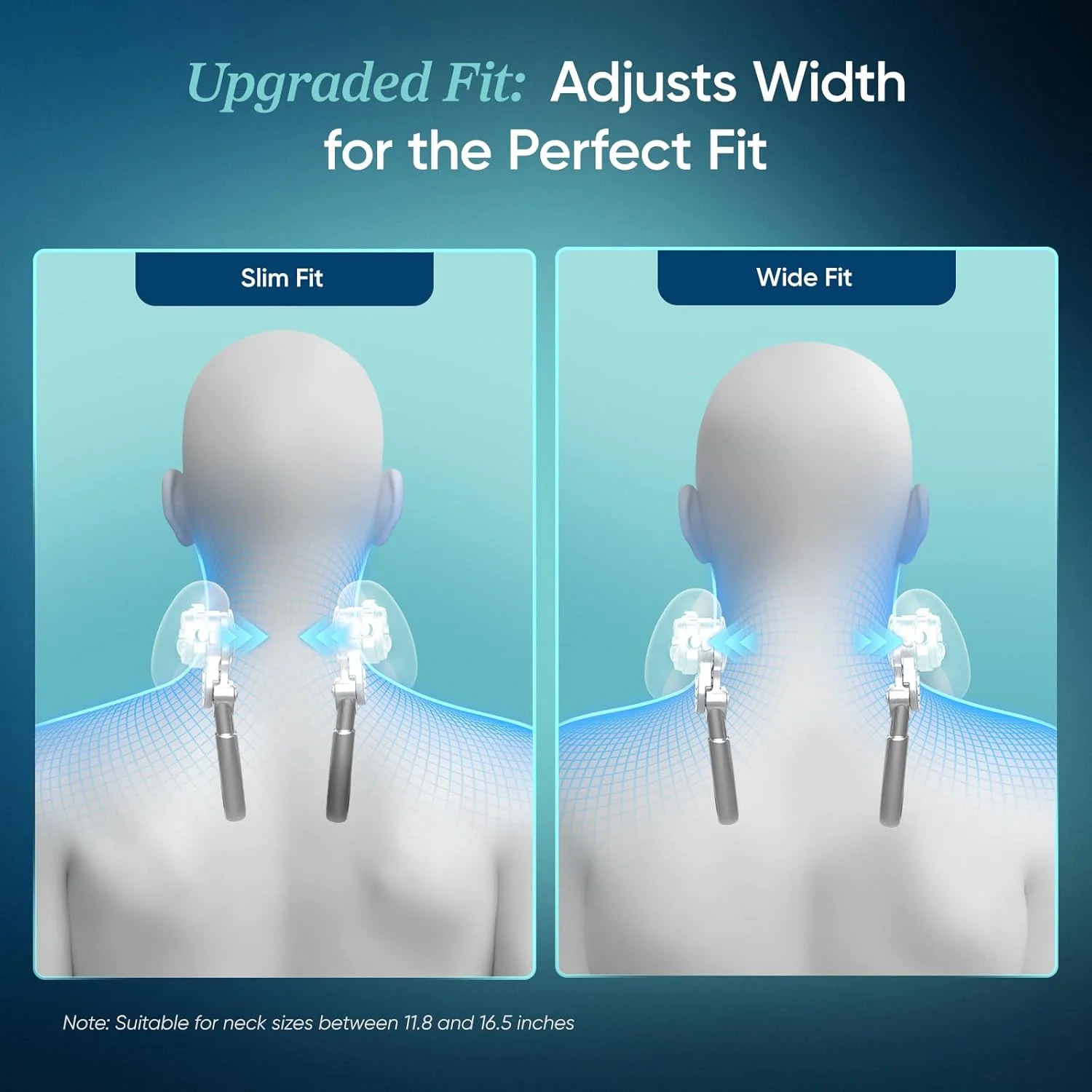 ماساژور گردن بی سیم Etekcity Cadeo برای تسکین درد بافت عمیق، ماساژور شانه شیاتسو با گرما، ابزار ماساژ برای پشت، ذوزنقه ای، تخلیه لنفاوی، هدیه آرامش برای او و او، زنان، مردان، Cadeo