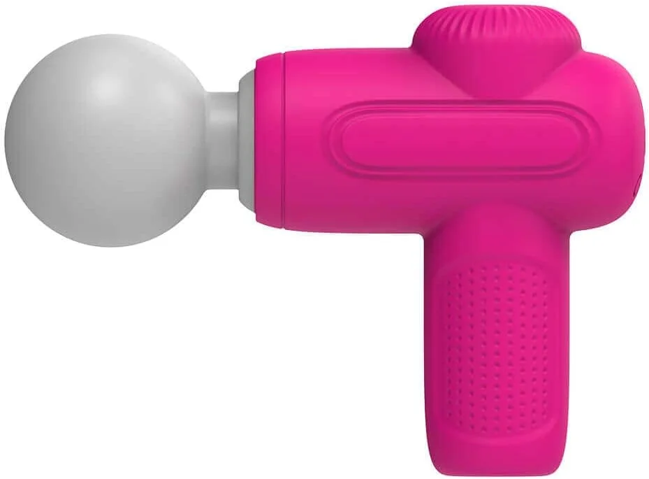 ماساژور کوچک، ماساژور برقی کمر، ماساژور دستی قابل حمل و ضد آب با 10 سرعت - رز قرمز