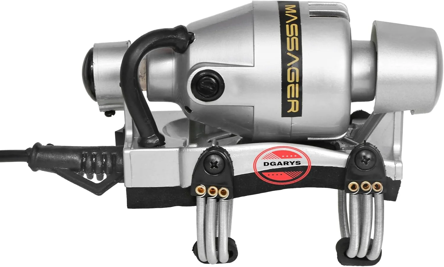 ماساژور برقی سر، عملکرد شناور، دو سرعته، قدرتمند، سبک وزن با سوئیچ دو سرعته برای ماساژور ویبره تسکین درد کل بدن برای آقایان و بانوان (نقره ای)