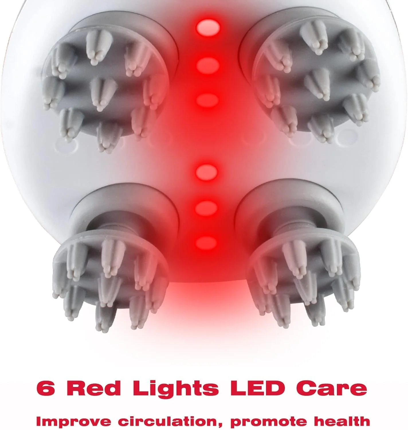 ماساژور برقی سر، دارای 4 سر ماساژ جداشدنی، بی سیم، 3 حالت ماساژ، مناسب برای کل بدن