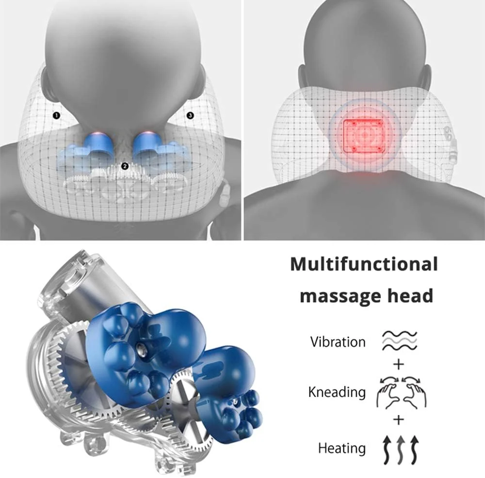بالش ماساژ گردن برقی مسافرتی DHY، بالش پشتیبانی از سر و گردن ویبره دار و خمیری شکل فوم حافظه دار U شکل، تسکین درد گردن، برای هواپیما، قطار، ماشین، قهوه ای بالش ماساژ گردن برقی مسافرتی DHY، بالش پشتیبانی از سر و گردن ویبره دار و خمیری شکل فوم حافظه دار U شکل، تسکین درد گردن، برای هواپیما، قطار، ماشین، قهوه ای