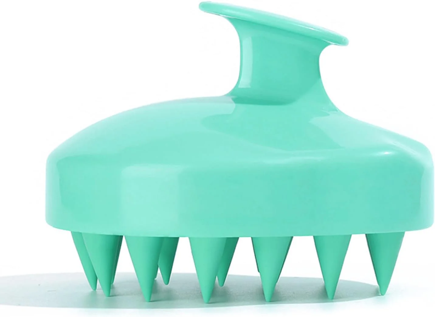 برس ماساژور پوست سر مو با موهای نرم سیلیکونی، برس شامپو ماساژور دستی سر برای آرامش و تمیزی مو