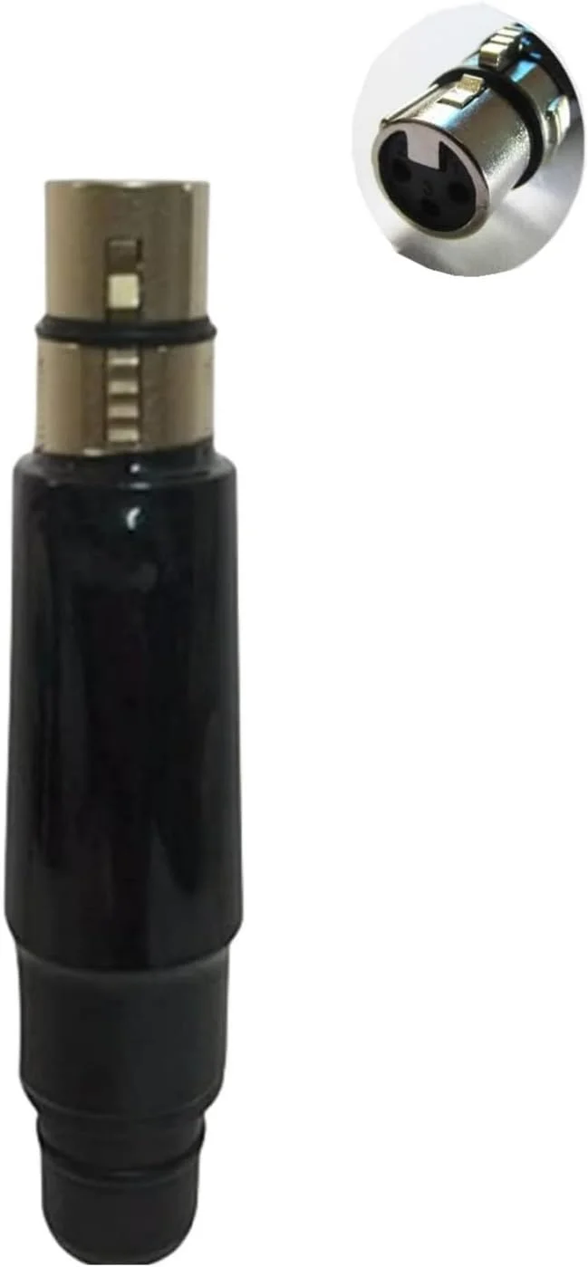 اتصال دهنده تفنگ ماساژ DIY، سر ماساژور قابل تعویض، آداپتور کمک به تسکین درد و گرفتگی عضلات با 3 سوراخ XLR مادگی (بزرگ)