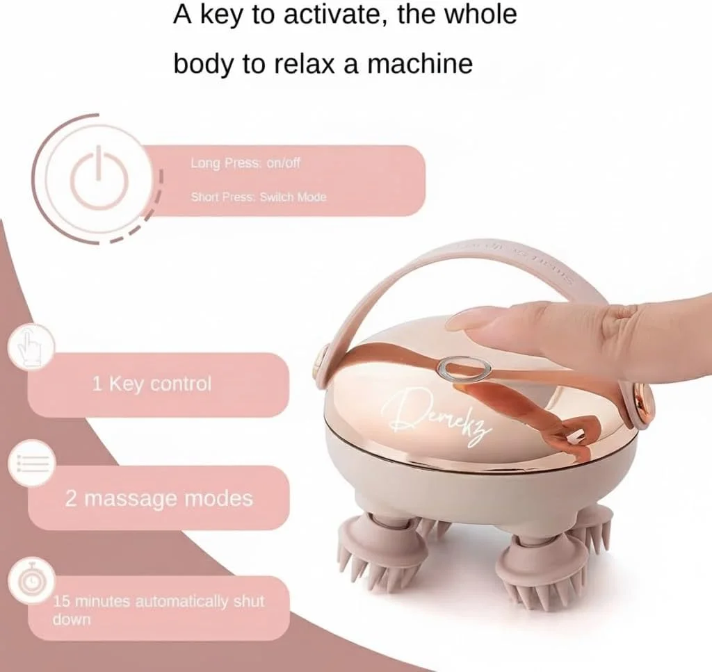 ماساژور سر شارژی، ماساژور سر برای رفع استرس، خراشنده موی دستی ضد آب 5 در 1 با 8 چنگال ماساژ قابل جابجایی، هدیه ماساژور گربه، لایه برداری و تمیز کردن پوست سر. ماساژور سر شارژی، ماساژور سر برای رفع استرس، خراشنده موی دستی ضد آب 5 در 1 با 8 چنگال ماساژ قابل جابجایی، هدیه ماساژور گربه، لایه برداری و تمیز کردن پوست سر.