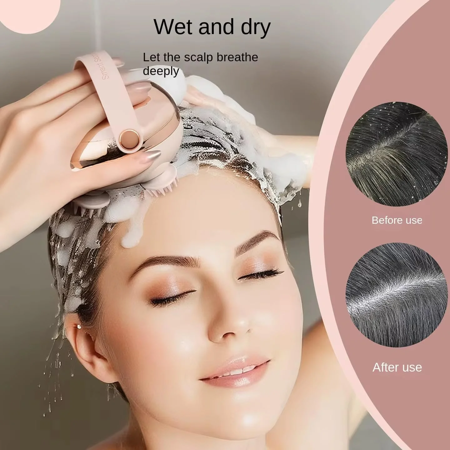 ماساژور سر شارژی، ماساژور سر برای رفع استرس، خراشنده موی دستی ضد آب 5 در 1 با 8 چنگال ماساژ قابل جابجایی، هدیه ماساژور گربه، لایه برداری و تمیز کردن پوست سر. ماساژور سر شارژی، ماساژور سر برای رفع استرس، خراشنده موی دستی ضد آب 5 در 1 با 8 چنگال ماساژ قابل جابجایی، هدیه ماساژور گربه، لایه برداری و تمیز کردن پوست سر.