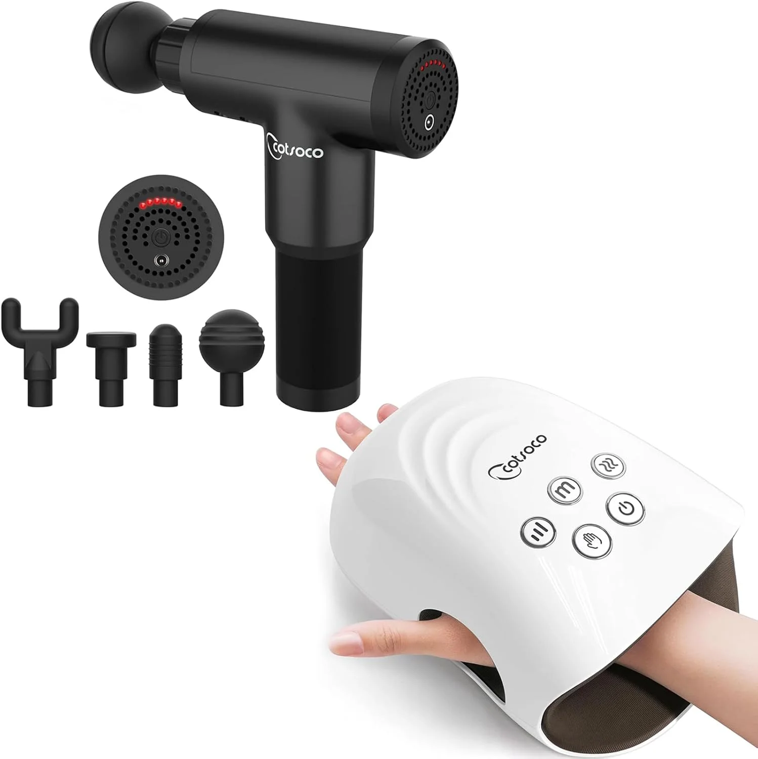 ماساژور حرفه ای بافت عمیق کوتسوکو برای تسکین تنش عضلانی با 4 سر