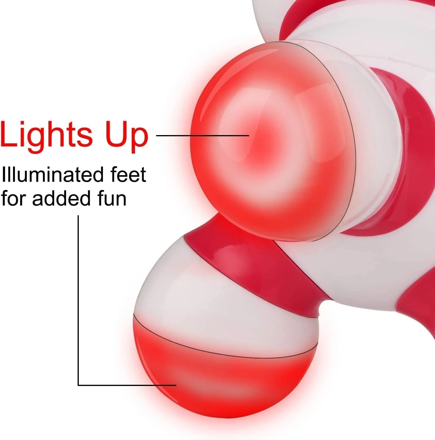 ماساژور دستی Cotsoco، مینی، قابل حمل، ویبره ای، دارای چراغ LED، مناسب برای دست، سر، گردن، کمر، پاها، بازوها، تسکین درد، با باتری کار می کند، با طراحی ارگونومیک