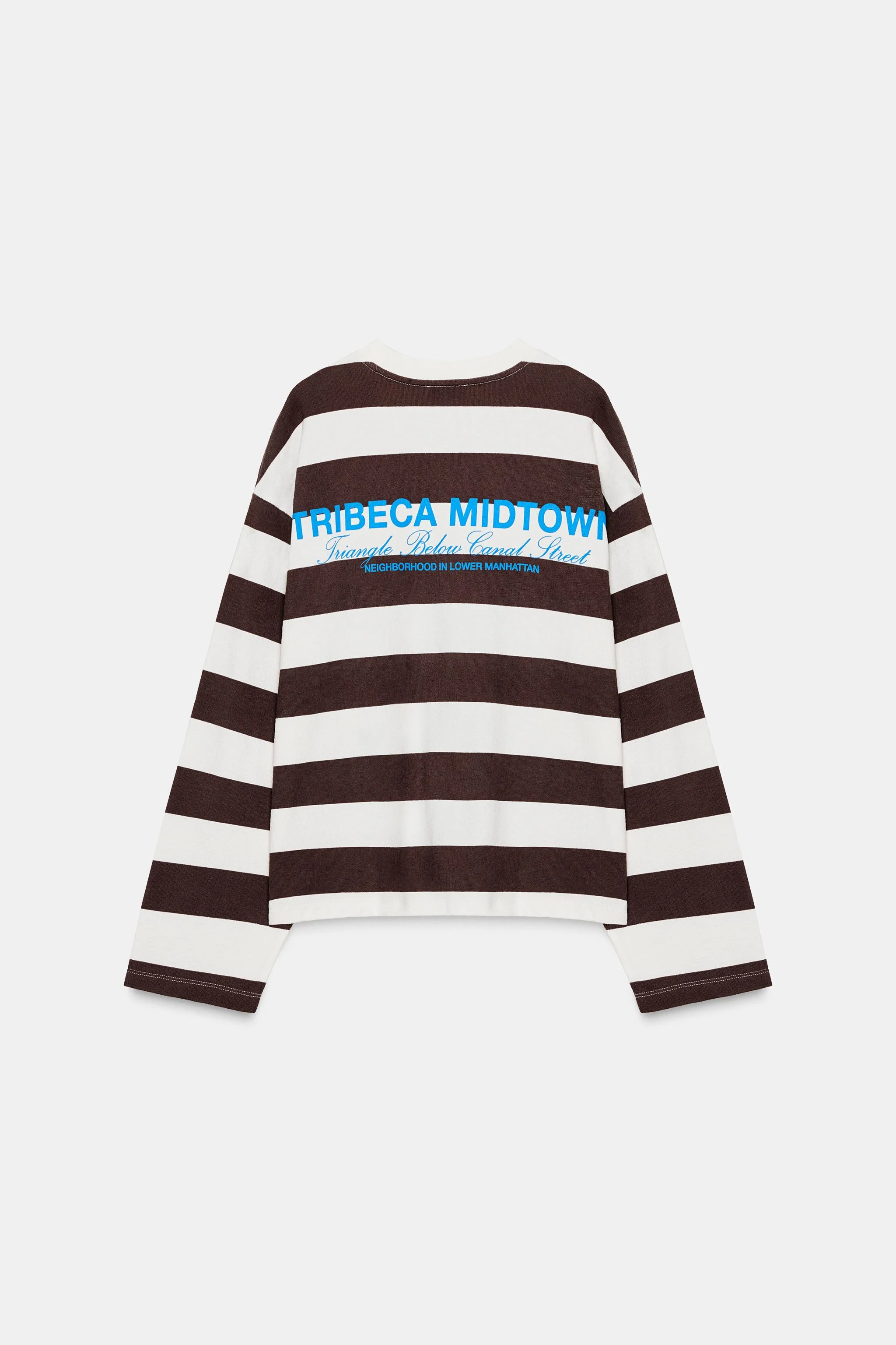 تی شرت راه راه با نوشته