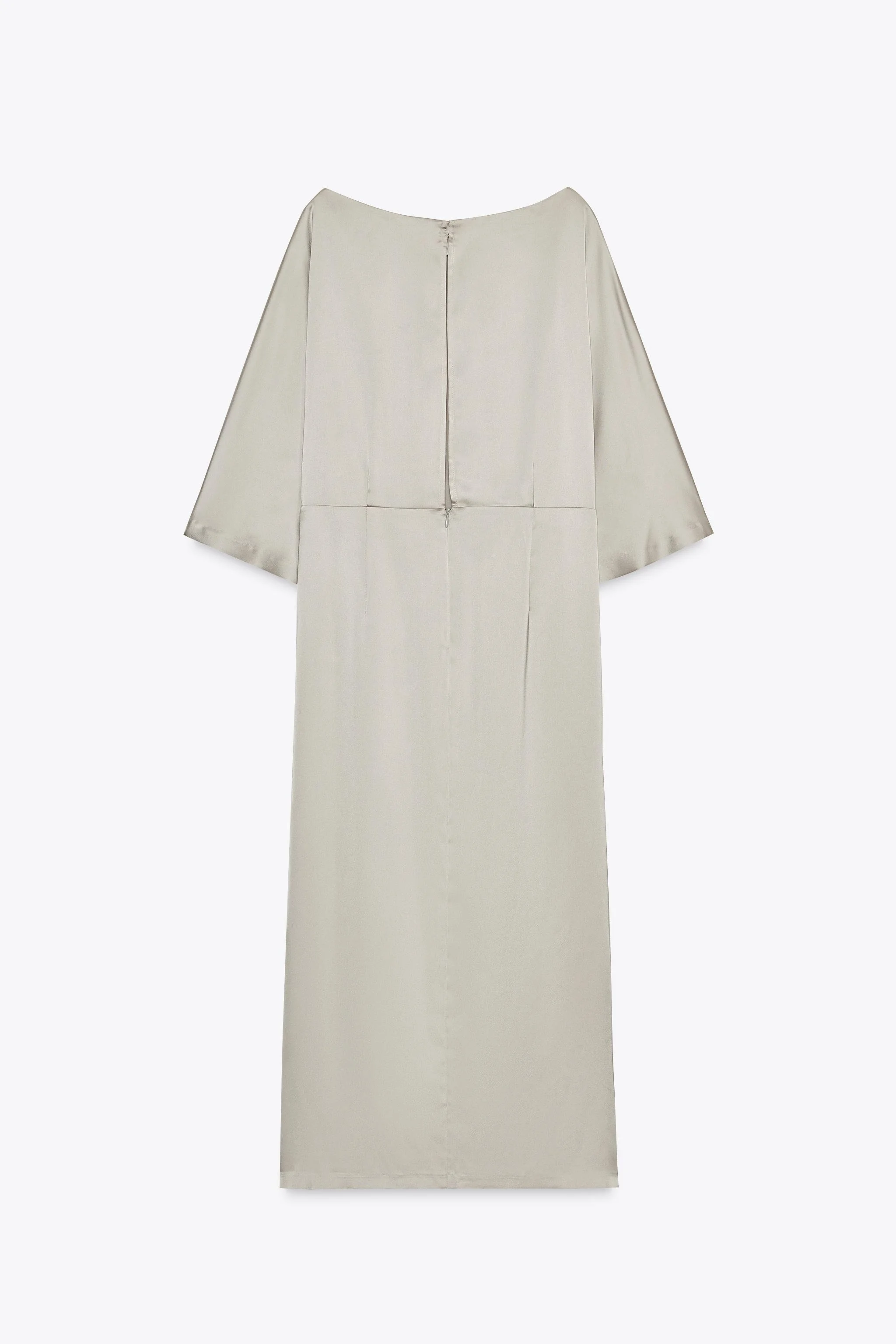 پیراهن میدی ساتن با گره