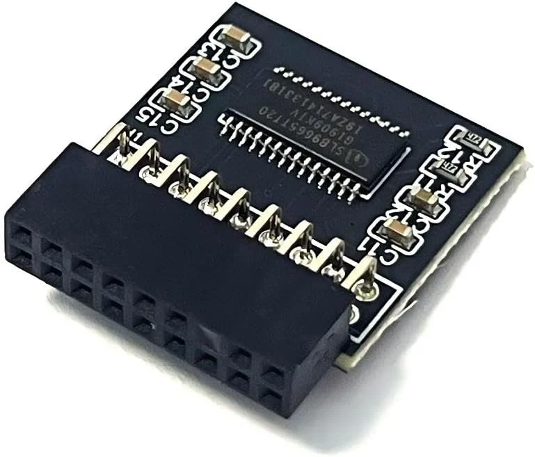 ماژول TPM 2.0 LPC 18pin-1 SLB9665 برای مادربردهای ASRock H110 Pro BTC+، H110 Pro BTC+_Black، H110M-DVS R2.0، H110M-HDV R3.0، H110M-DVS R3.0، H110M-HDV، H110TM-ITX، H110M-HDS، X399M Taichi، X399 Phantom Gaming 6