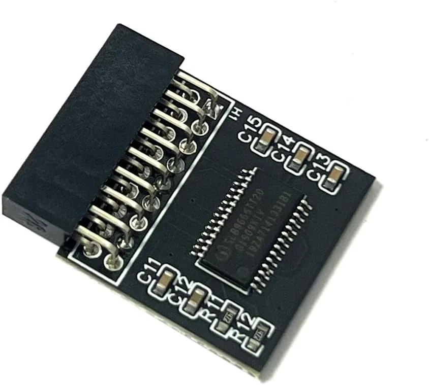 ماژول TPM 2.0 LPC 18pin-1 SLB9665 برای مادربردهای ASRock H110 Pro BTC+، H110 Pro BTC+_Black، H110M-DVS R2.0، H110M-HDV R3.0، H110M-DVS R3.0، H110M-HDV، H110TM-ITX، H110M-HDS، X399M Taichi، X399 Phantom Gaming 6