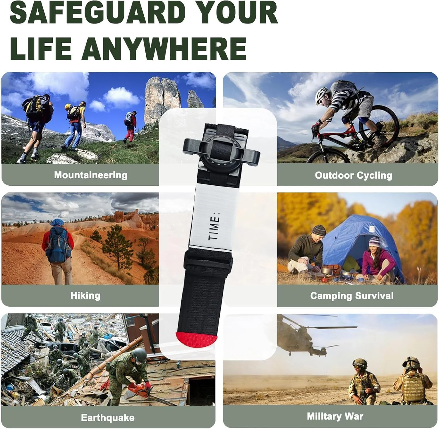 شریان بند Azonee، شریان بند اضطراری کمپینگ در فضای باز، سگک چرخشی کوهنوردی بند هموستاتیک تاکتیکی برای استفاده تاکتیکی کمک های اولیه، قابل حمل جمع و جور، کنترل سریع و موثر خونریزی (2 عدد) شریان بند Azonee، شریان بند اضطراری کمپینگ در فضای باز، سگک چرخشی کوهنوردی بند هموستاتیک تاکتیکی برای استفاده تاکتیکی کمک های اولیه، قابل حمل جمع و جور، کنترل سریع و موثر خونریزی (2 عدد)