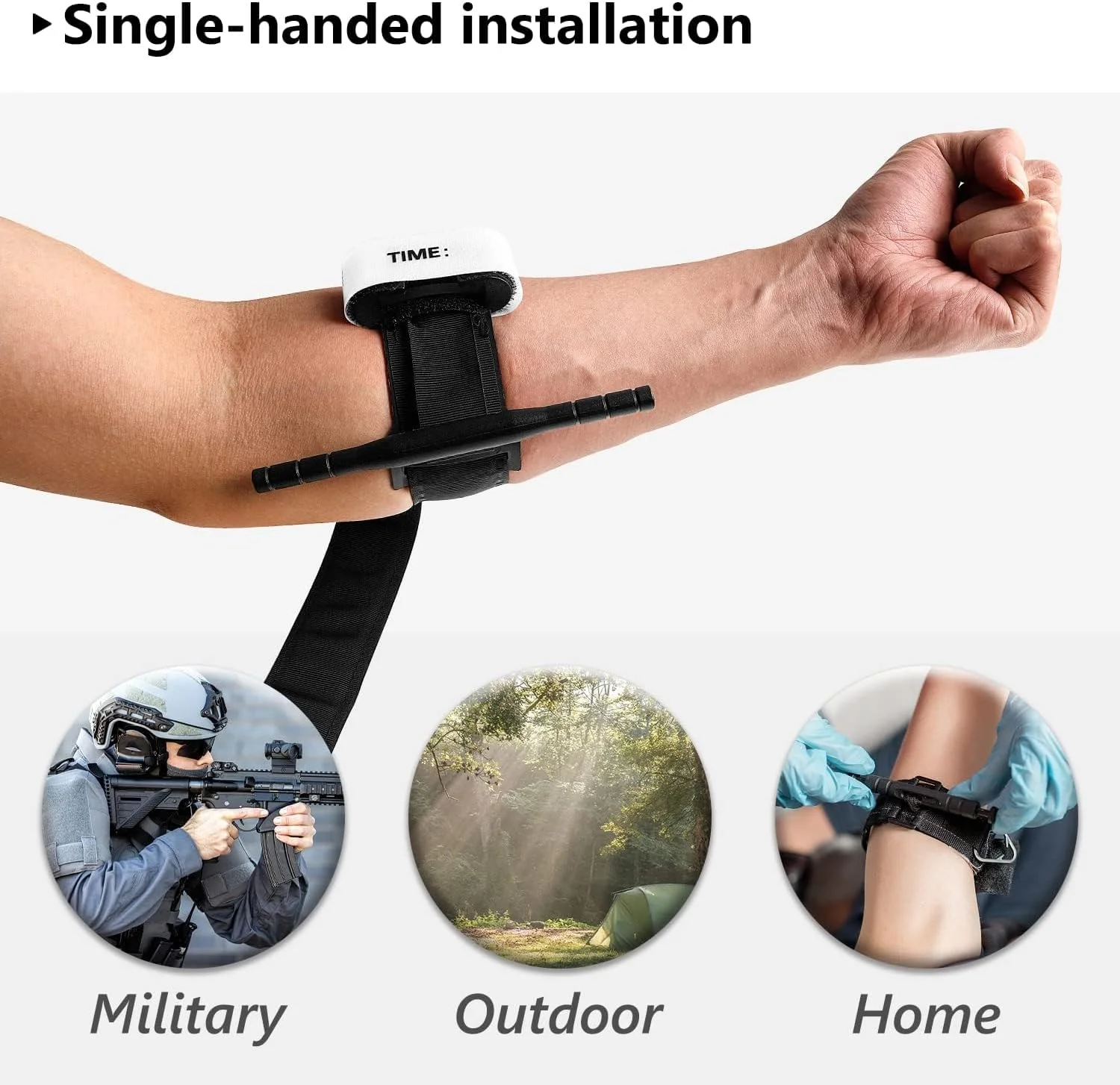 بندآورهای خون آزونی، برای کنترل خونریزی اضطراری، بندآورهای هموستاتیک تاکتیکی، عملیات استفاده با یک دست، باند اضطراری فضای باز برای بقا در فضای باز (بسته 4 عددی - 65 سانتی متر) بندآورهای خون آزونی، برای کنترل خونریزی اضطراری، بندآورهای هموستاتیک تاکتیکی، عملیات استفاده با یک دست، باند اضطراری فضای باز برای بقا در فضای باز (بسته 4 عددی - 65 سانتی متر)