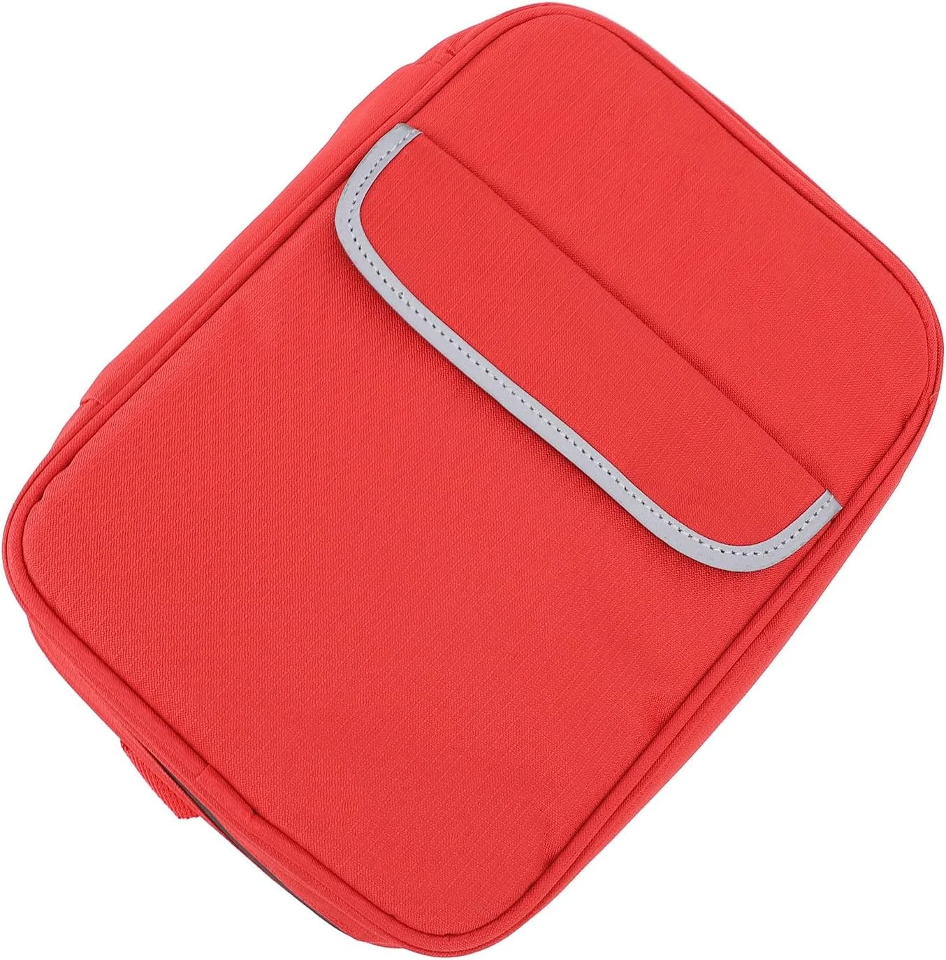 کیف کمک های اولیه جیاوو، پلی استر جادار چند جیب، کیف قابل حمل کمک های اولیه برای مصارف اضطراری در فضای باز، رنگ قرمز