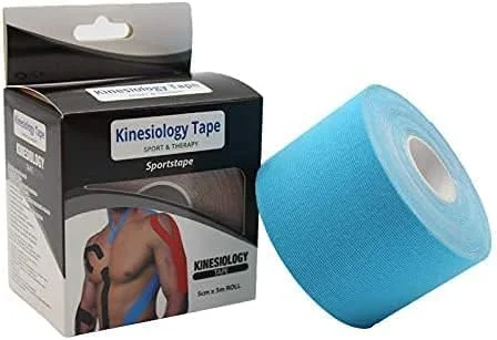 نوار ورزشی کینزیولوژی INFINITIX™ برای ورزشکاران و فیزیوتراپی، الاستیک بدون لاتکس برای درد زانو، آرنج، شانه، عضلات، تسکین درد آسیب های ورزشی، حمایت از عضلات و مفاصل، فیزیوتراپی (5cm*5m)