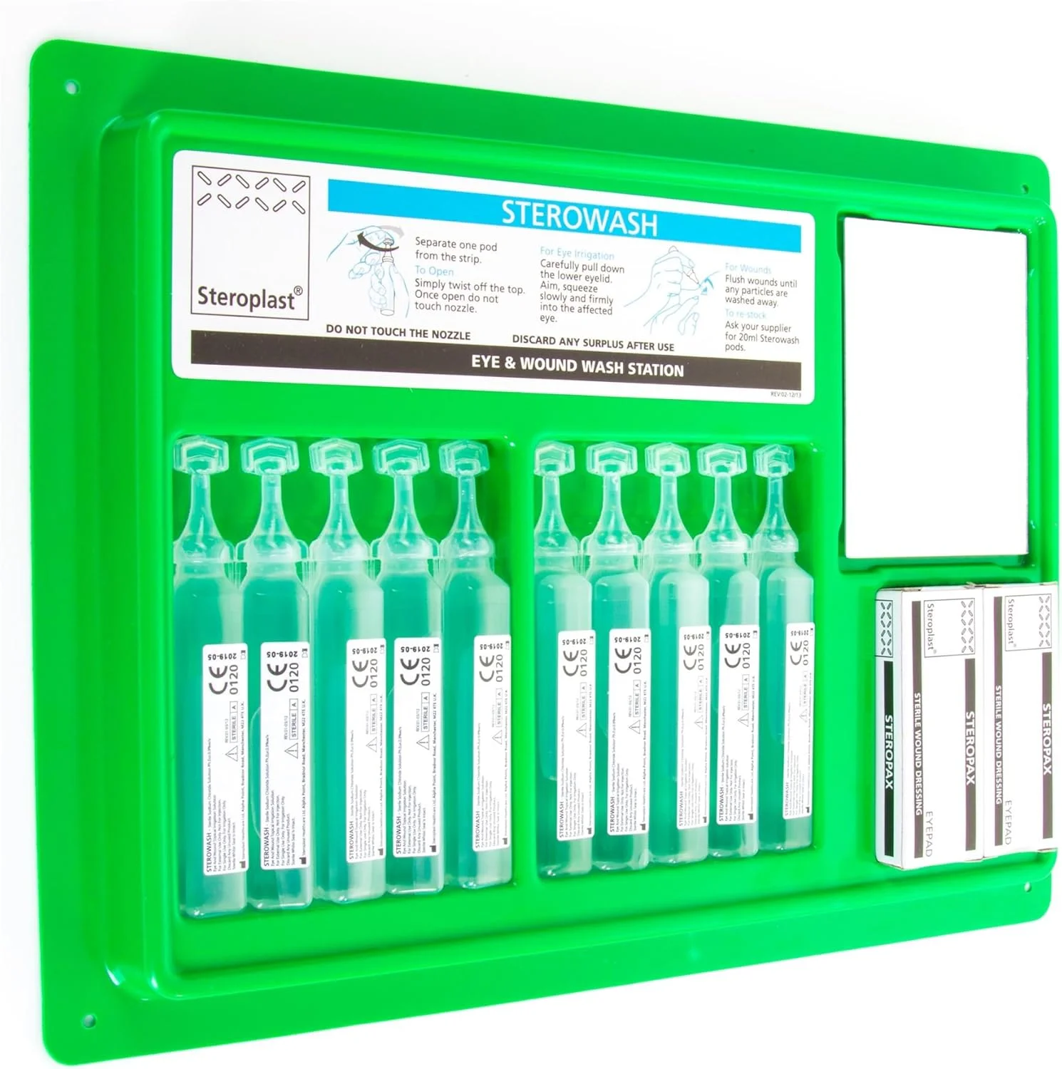 استیشن شستشوی چشم استروپلاست استریل - قابل نصب روی دیوار، کیت کمک های اولیه
