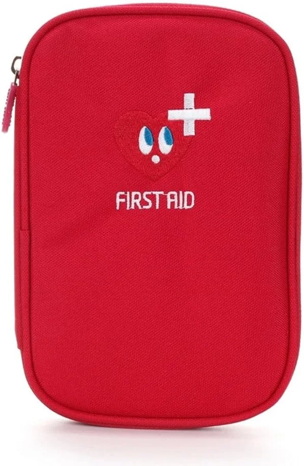 کیف کمک های اولیه تانوی، بسته خالی قابل حمل لوازم کمک های اولیه، سازمان دهنده کوچک داروها، کیف نجات پزشکی آکسفورد، جعبه دارویی مسافرتی برای خانه، ماشین، فضای باز (قرمز)