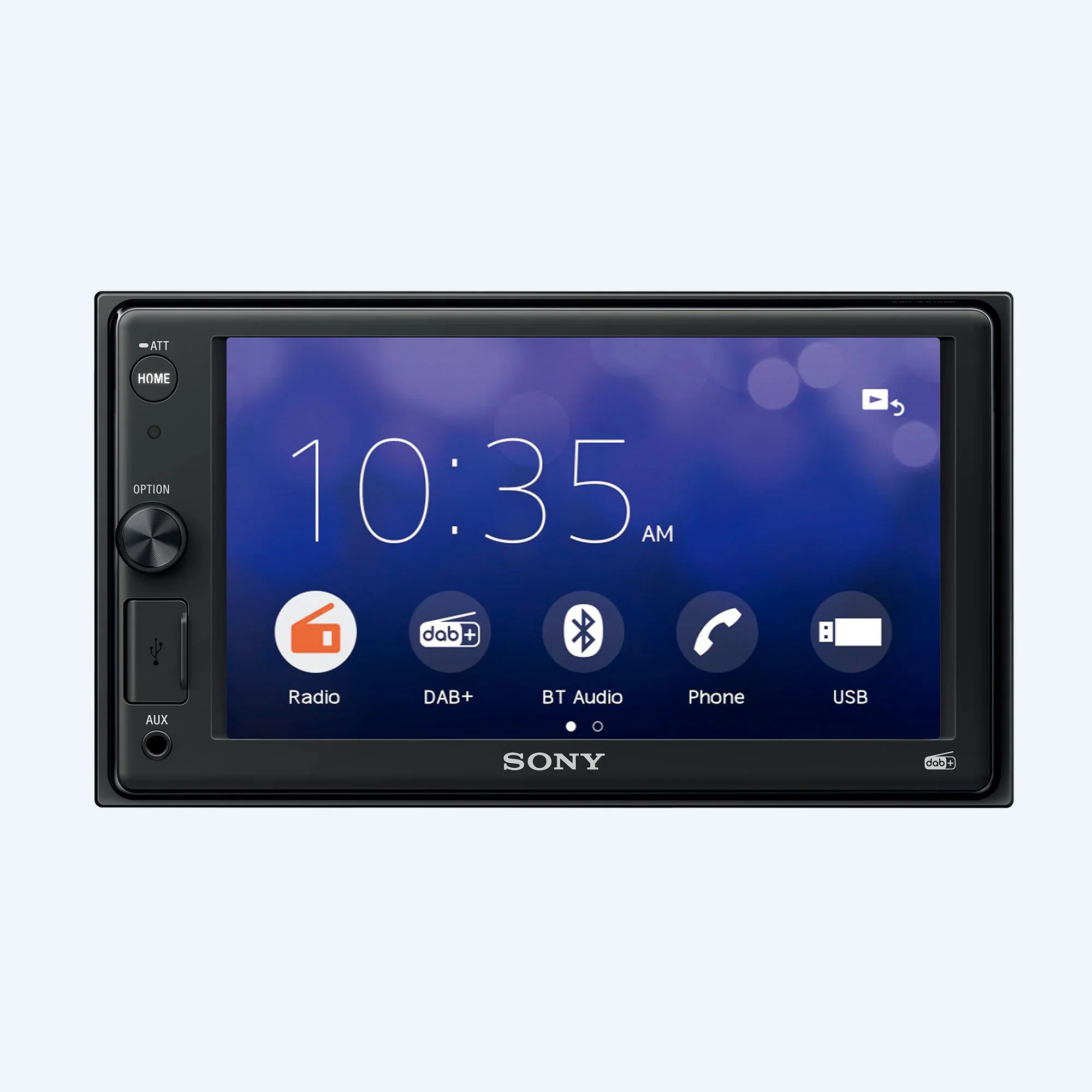 گیرنده رسانه دیجیتال سونی XAV-1550D با صفحه نمایش 6.2 اینچی (15.7 سانتی متر) و WebLink™ Cast