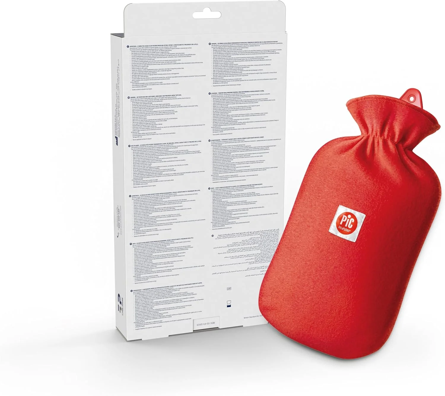 کیسه آب گرم پیک سلوشن به همراه روکش