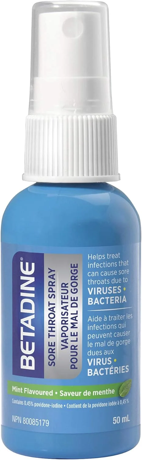 اسپری گلو درد بتادین، 50 میلی لیتر