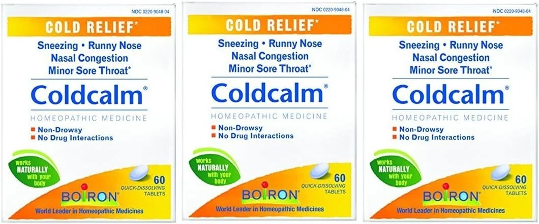 بویرون کلدکالم، 60 قرص، داروی هومیوپاتی برای تسکین سرماخوردگی - بسته 3 عددی