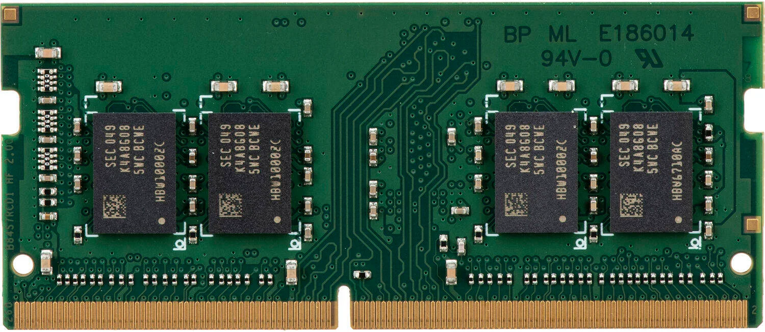 ماژول حافظه 8 گیگابایتی DDR4 SO-DIMM از Synology، ظرفیت 8 گیگابایت (1 x 8 گیگابایت)، سرعت کلاک 2666 مگاهرتز، 260-Pin SO-DIMM، برای Synology DS3622xs+ و DS2422+ | D4ES02-8G