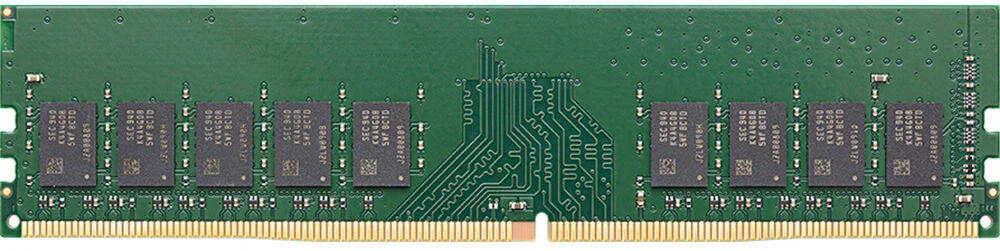 ماژول حافظه سرور 8 گیگابایتی DDR4 UDIMM از Synology، ظرفیت 8 گیگابایت (1 x 8GB) بدون بافر، ECC، 288 پین UDIMM، ولتاژ حافظه 1.2 ولت، 288 پین، برای Synology FlashStation FS2500 | D4EU01-8G