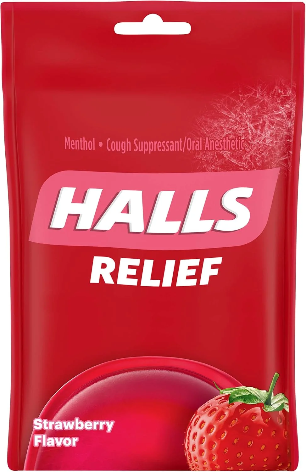 آبنبات سرد با طعم توت فرنگی هالز، 30 عدد