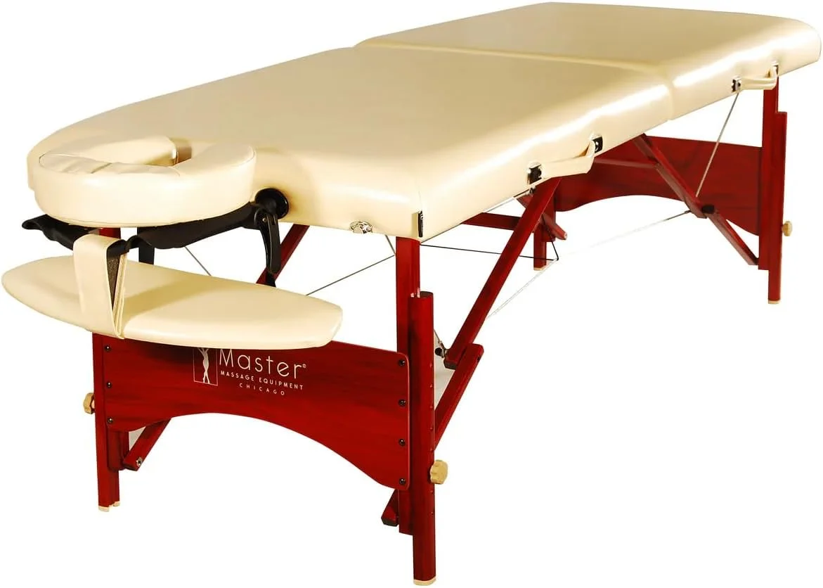 تخت ماساژ پرتابل 28 اینچی MASTER Caribbean/Vista، تخت اسپا با قابلیت تنظیم ارتفاع، تاشو، سبک وزن، دارای جای صورت، مناسب سالن، وزن 17 کیلوگرم (فقط تخت)، ظرفیت کاری 340 کیلوگرم تخت ماساژ پرتابل 28 اینچی MASTER Caribbean/Vista، تخت اسپا با قابلیت تنظیم ارتفاع، تاشو، سبک وزن، دارای جای صورت، مناسب سالن، وزن 17 کیلوگرم (فقط تخت)، ظرفیت کاری 340 کیلوگرم