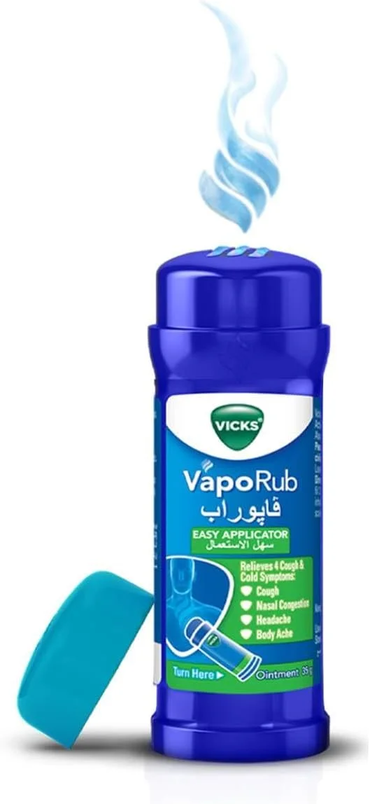 آسان کننده استفاده از ویکس وپوراب، پماد ضد احتقان قفسه سینه