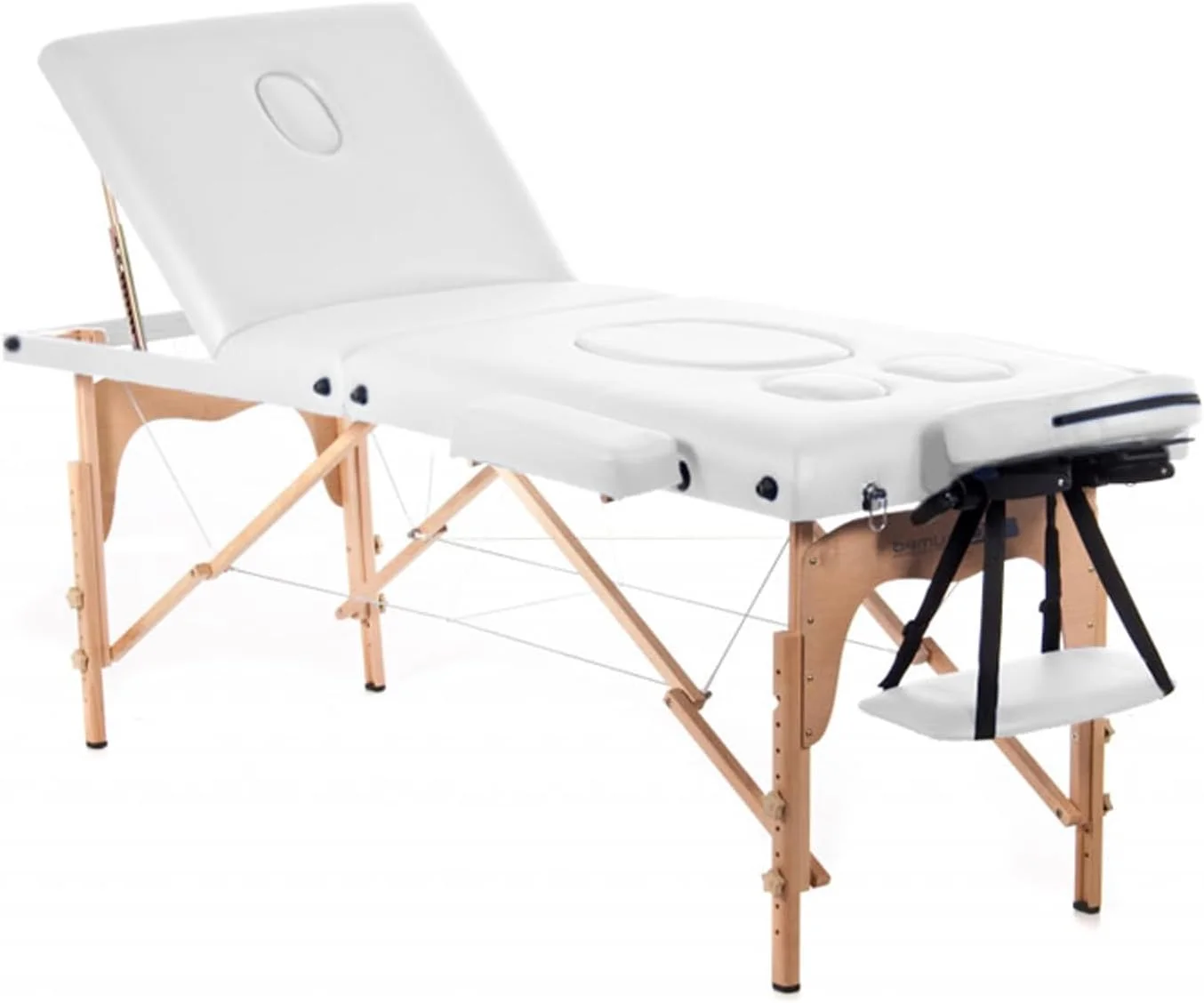 تخت ماساژ تاشو مخصوص دوران بارداری کیورمد، 194x70 سانتی متر، سفید